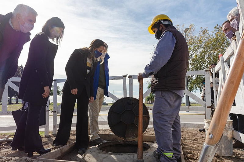 Malena Galmarini inauguró el aliviador cloacal Roca, que beneficiará a 20 mil vecinos y vecinas de Vicente López Sin Titulo 1 14