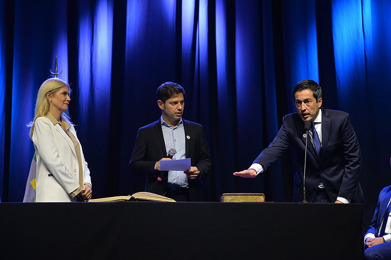 Juraron los nuevos integrantes del gabinete de gobierno de Kicillof DSC 4029