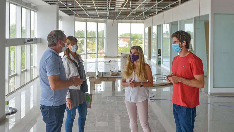 Juan Andreotti recorrió el avance de la ampliación del Hospital Municipal San Cayetano 1 4