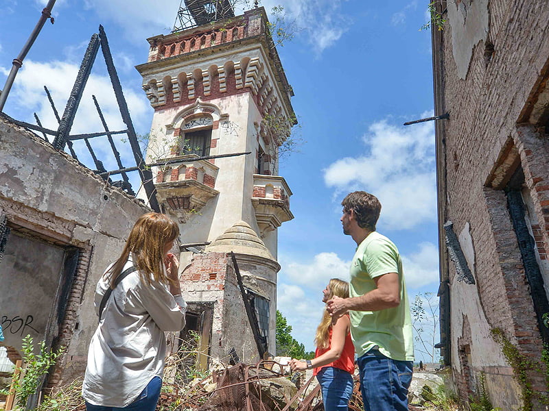 Juan Andreotti visitó la restauración del Palacio Otamendi 21