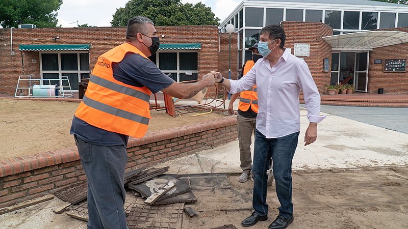 Gustavo Posse supervisó las obras que se realizan en jardines de infantes municipales de San Isidro 51861812928 87713d09df O