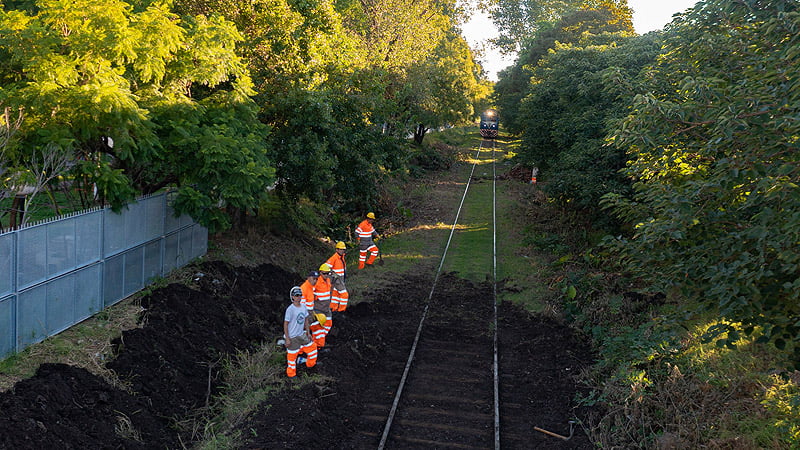 Continúan los trabajos para unir con un tren de pasajeros las líneas Roca, San Martín y Sarmiento Conexion Caseros Haedo3