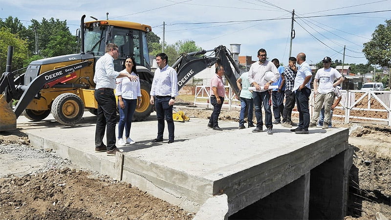 Malvinas Argentinas: Nardini y Correa recorrieron las obras de saneamiento en arroyo Las Tunas Sin Titulo 3 23