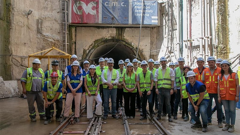 Malena Galmarini recorrió los avances de la obra de Sistema Agua Sur junto a las autoridades del Banco de Desarrollo de América Latina Sin Titulo 9 1