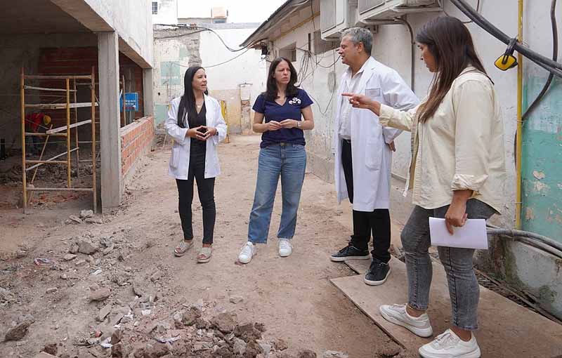 Vicente López: Avanzan las renovaciones de la Maternidad Santa Rosa SM Materidad Santa Rosa