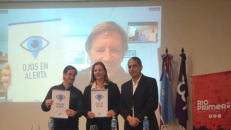 “Ojos en alerta” llegó a otro municipio de la provincia de Córdoba Convenio Ojos En Alerta Con Rio Primero