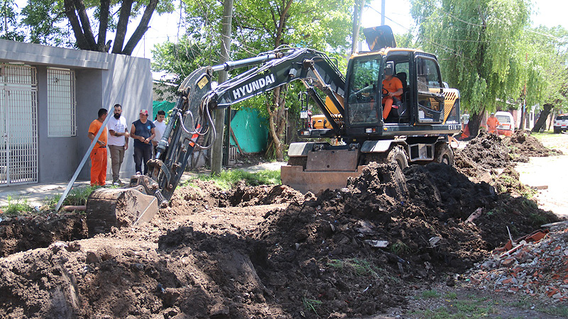 San Miguel comenzó una serie de nuevos pavimentos en Barrio Obligado Tareas De Desmonte Para Nuevos Pavimentos En Obligado