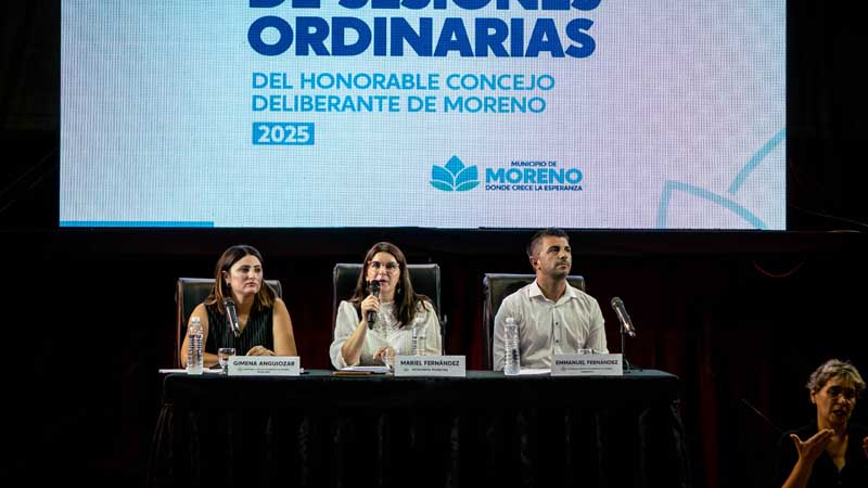 Mariel Fernández al gobierno de Javier Milei: "¿Qué carajo hacen con la plata de los morenenses?" APERTURA DE SESIONES ORDINARIAS HCD 11