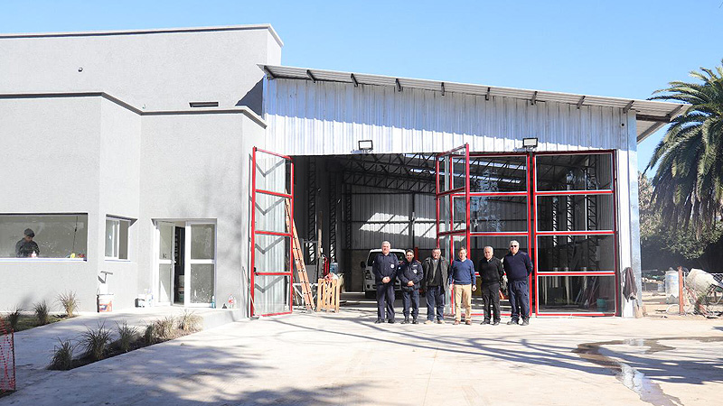 San Miguel: Avanza la construcción del nuevo cuartel de los Bomberos en Bella Vista Nuevo Cuartel De Bomberos En Bella Vista