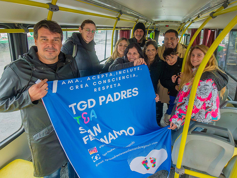 Los colectivos de la línea 710 tienen nuevos pictogramas para personas con autismo 1 Nuevos Pictorgramas Autismo San Fernando