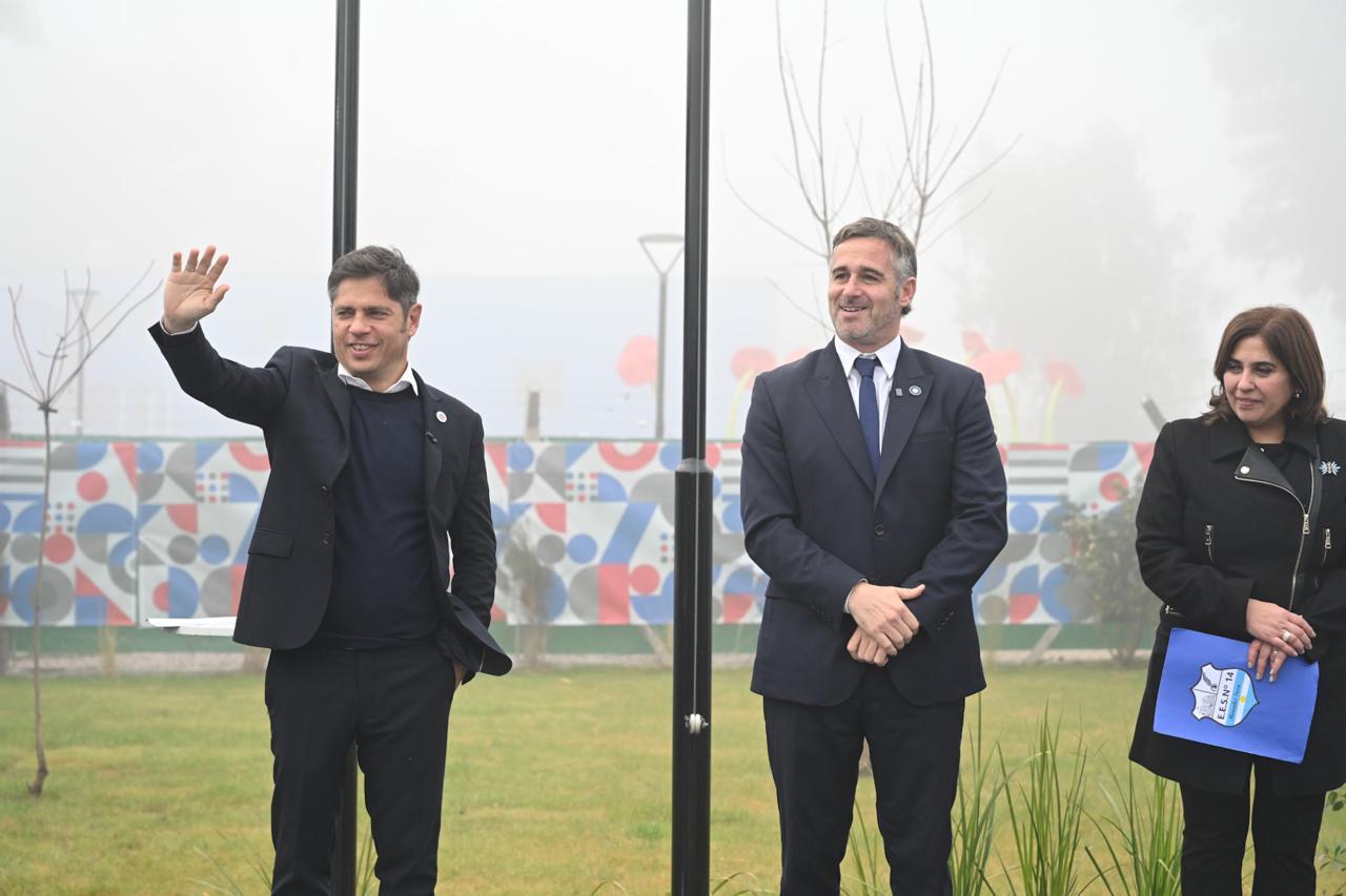 Achával inauguró la Escuela 14 junto a Axel Kicillof: "Hoy en Derqui cada escuela tiene edificio propio" WhatsApp Image 2025 07 08 At 16.11.13
