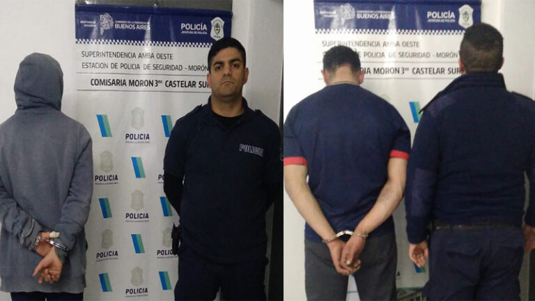 detenidos en morón