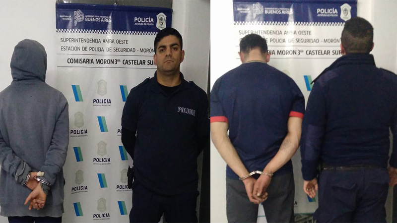 detenidos en morón