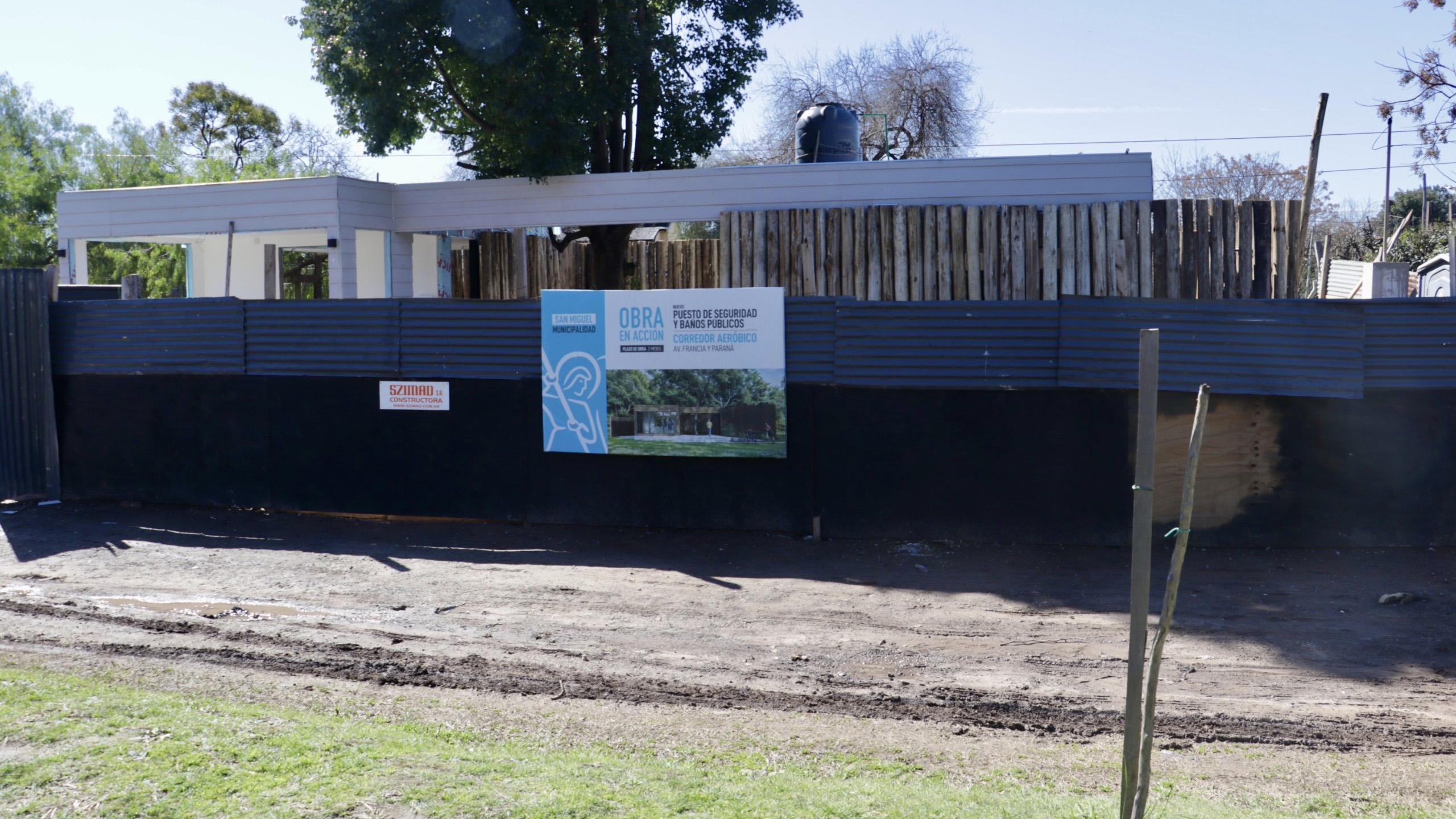 nuevos baños en el corredor aeróbico