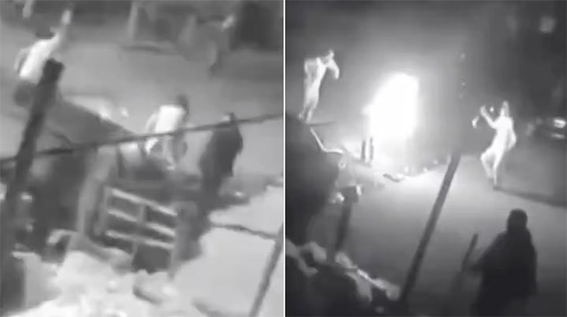 Intento de femicidio en San Martín: Encontró a su expareja con su nuevo novio y la prendió fuego en el medio de la calle sin título 14