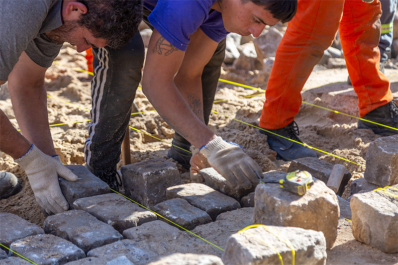 San Isidro trabaja en la preservación de su adoquinado histórico sin título 7