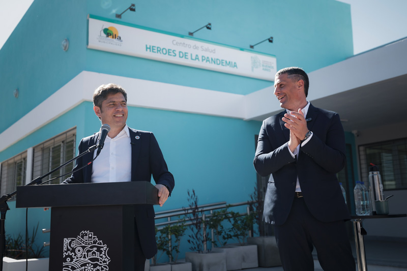 Kicillof: “Mientras el gobierno nacional veta la ley que sostiene la atención en el Garrahan, nosotros inauguramos un centro de salud” 77a4709