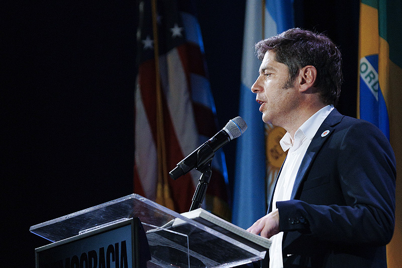 Kicillof participó de la jornada “Democracia siempre" realizada en Nueva York axel tarde 13