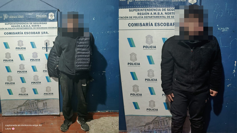 La Policía Municipal y el Centro de Monitoreo, claves para frustrar un robo al Banco Nación de Escobar detenidos 1