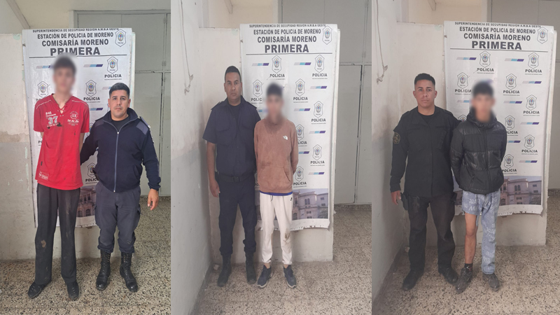Gracias a la rápida intervención del Municipio, se frustró un robo en Moreno detenidos moreno
