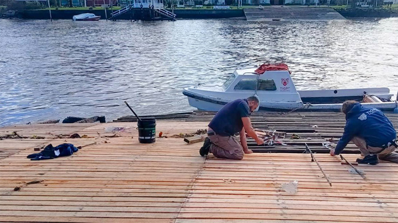 El Municipio extienden los trabajos de mantenimiento integral en el Delta de Tigre sin título 1