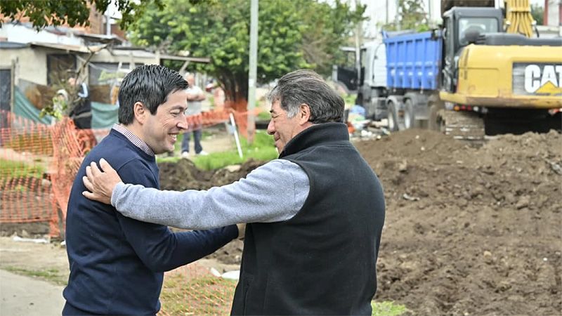 A menos de un día de un triunfo histórico, Nardini retomó su agenda recorriendo obras en Tierras Altas sin título 15