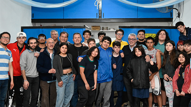 Zamora compartió un encuentro con adolescentes y jóvenes de Don Torcuato para dialogar sobre el futuro de Tigre sin título 16