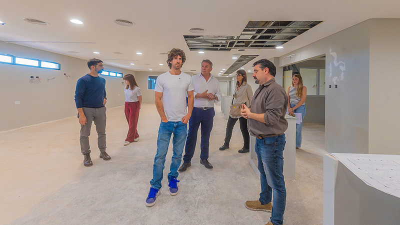 Juan Andreotti visitó la obra del nuevo sector de Internación Pediátrica del Hospital Cordero 4 visita obra sector internacion pediatrica