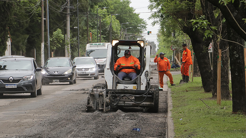 repavimentación de la av. gaspar campos