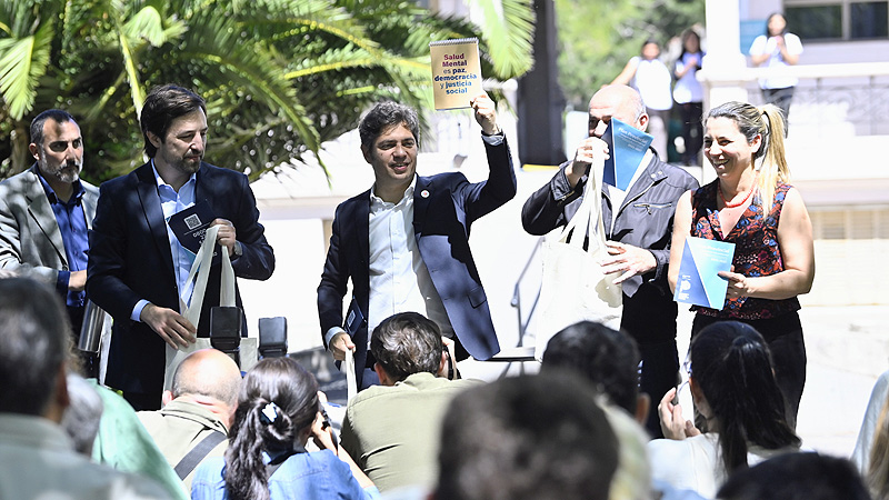 Kicillof encabezó la sexta Jornada Provincial de Salud Mental sge7417~2