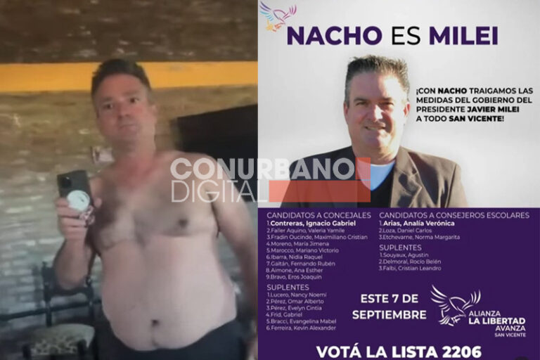 Es exactamente lo que voté: Detuvieron a un concejal de La Libertad Avanza por dispararle a su pareja durante una discusión san vicente para conurbano