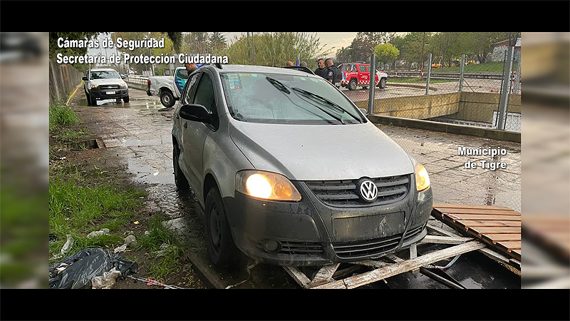 Robo, denuncia, persecución e impactante choque en General Pacheco: Tres malvivientes terminaron detenidos sin título 1