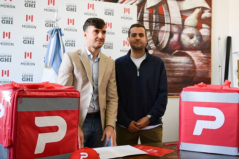 Morón firmó un convenio con la empresa “Pedidos ya”: Se construirá una estación de descanso para repartidores sin título 4