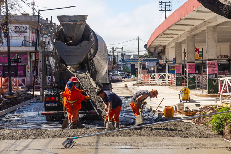 San Isidro avanza con la repavimentación de una de las principales arterias de Boulogne sin título 5