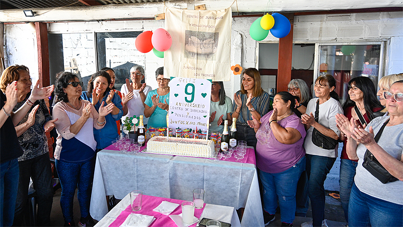 Autoridades de Tigre ratificaron el compromiso con los jubilados y acompañaron a "Juntos por Los Troncos" en su noveno aniversario sin título 6