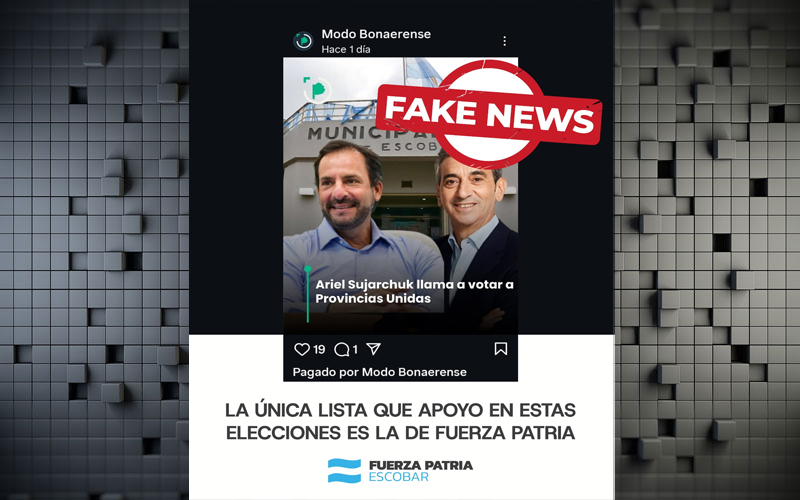 Sujarchuk denunció una campaña de difamación y engaño en redes sociales sujar
