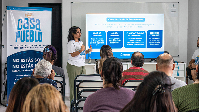 Moreno: Última capacitación del año en primera escucha y prevención de consumos promotoras y promotores en prevención de consumo{nº de secuencia (1)»} 2