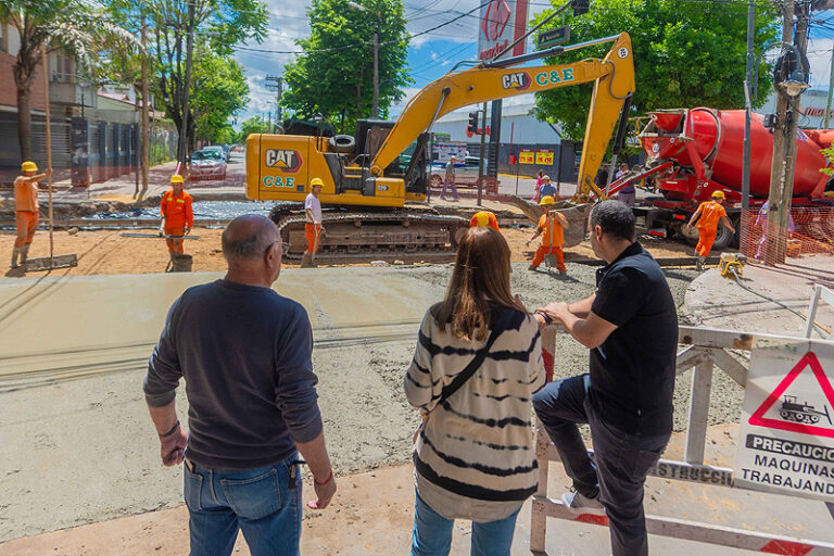 San Fernando: Avanza un nuevo tramo de renovación de la avenida Perón 4 renovación av peron 2025