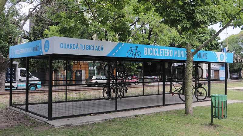 bicicletero de muñiz