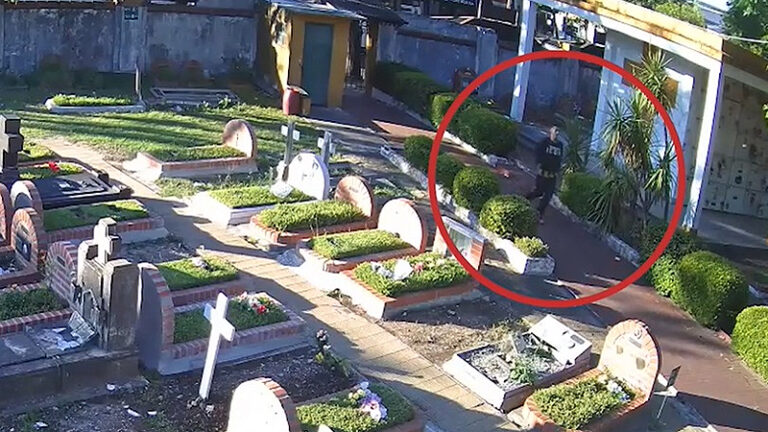 De las tumbas a las rejas: Ladrón de cementerios capturado gracias a la Inteligencia Artificial en Vicente López sin título 18