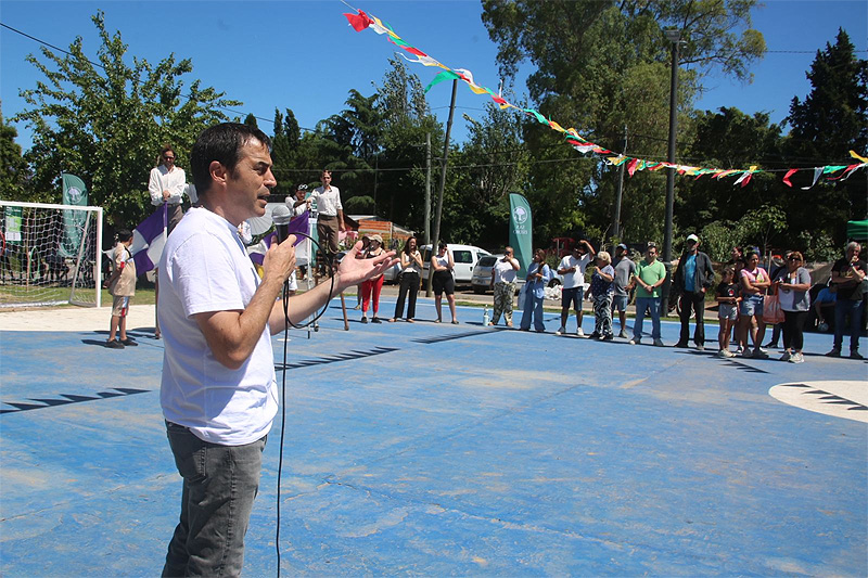 Junto a vecinos, el Municipio San Isidro inauguró un playón deportivo en Beccar sin título 6