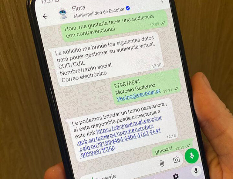 Trámites fáciles y rápidos con la nueva Oficina Virtual de Escobar flora 1