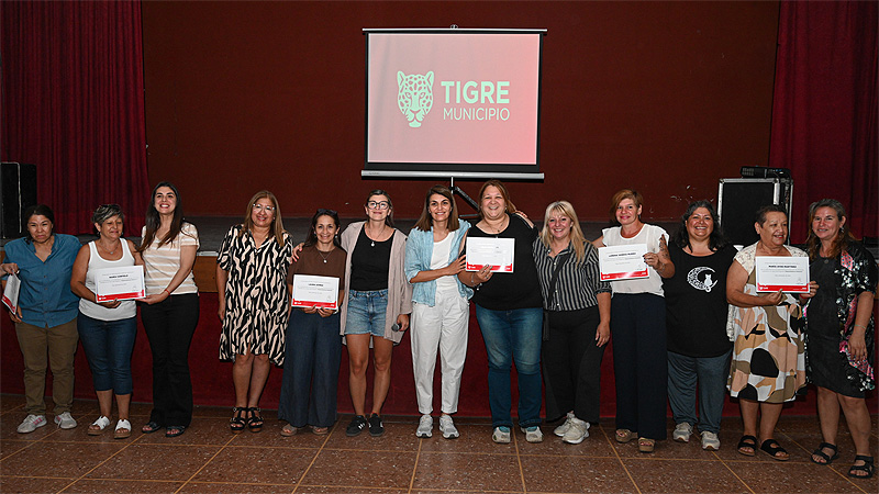 Reafirmando el compromiso con la igualdad de oportunidades, Tigre llevó adelante el cierre del año del programa “Emprendedoras rodantes” sin título 1
