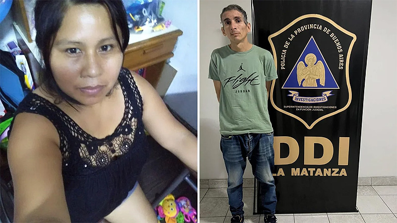 Detuvieron al hombre que asesinó a puñaladas en el cuello a una mujer en Lomas del Mirador sin título 1