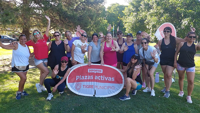 Con el programa "Plazas activas", el Municipio de Tigre continúa ofreciendo una propuesta deportiva saludable a la comunidad sin título 1