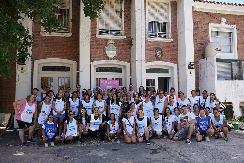 san martín realizó la 15° edición del programa buen comienzo para mejorar escuelas y jardines de la ciudad.