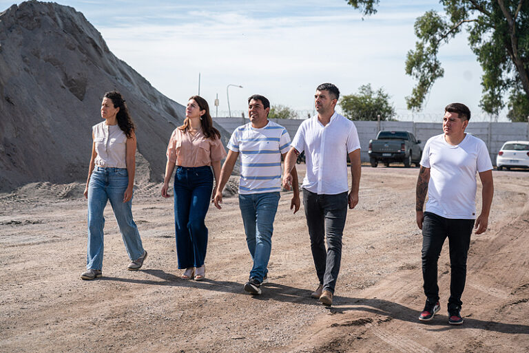 Mariel Fernández recorrió el nuevo predio de la Planta Asfáltica Municipal en el Parque Industrial 2 4