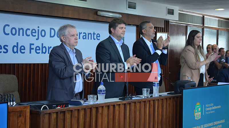 Rodrigo Aybar: “Vamos a continuar por el camino de menos impuestos, más trabajo” aybar apertura de sesiones tres de febrero conurbano