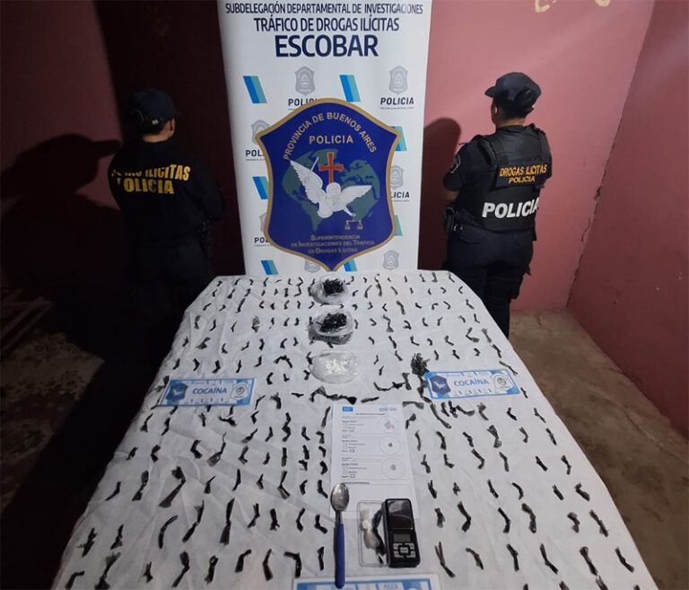 Allanamientos en Garín: Desarticulan un punto de venta de droga y secuestran más de 400 dosis de cocaína sin título 2