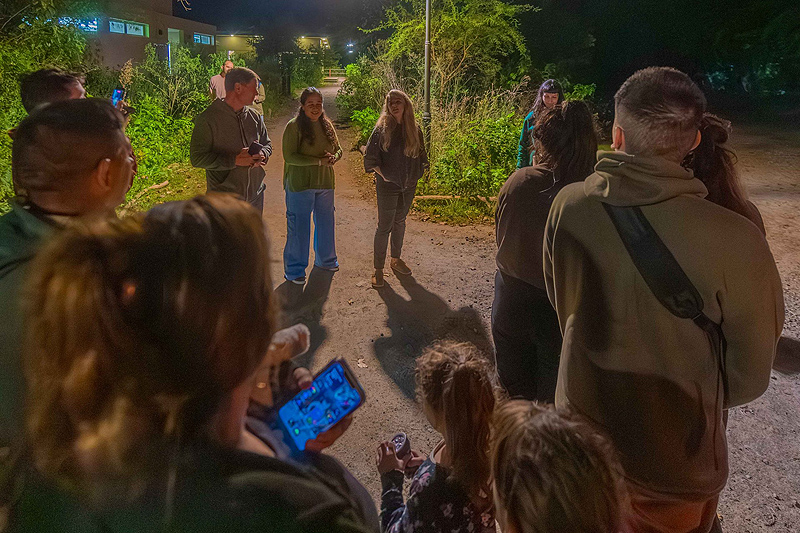 San Fernando: Se realizó una nueva visita guiada nocturna al EcoParque 1 visita nocturna ecoparque san fernando abr2026